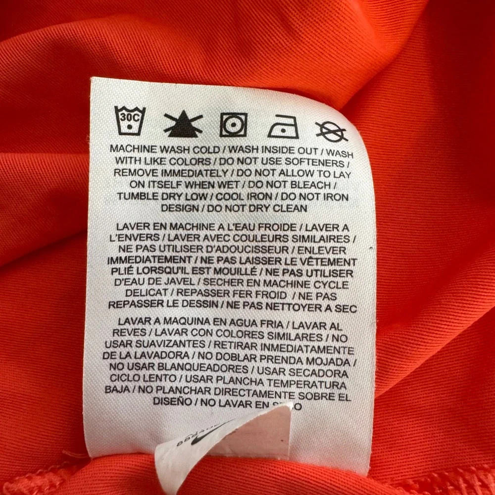 Nike Dri-Fit Tank Top Womens XS Orange Racerback Running‎ Athletic